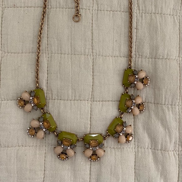 J Crew Statement Stone Necklace - Picture 1 of 4